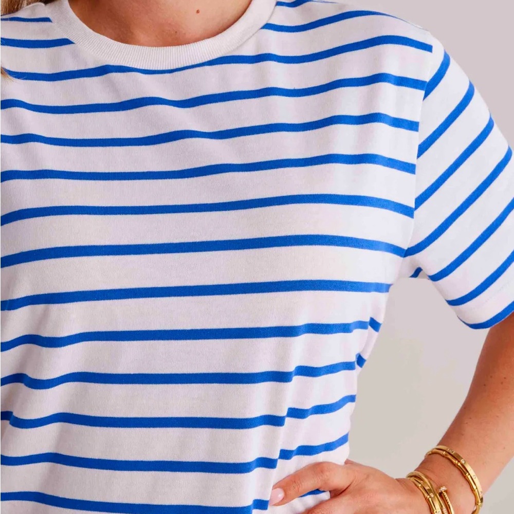 Avara Blue and White Striped Dress. XS - Picture 3 of 5